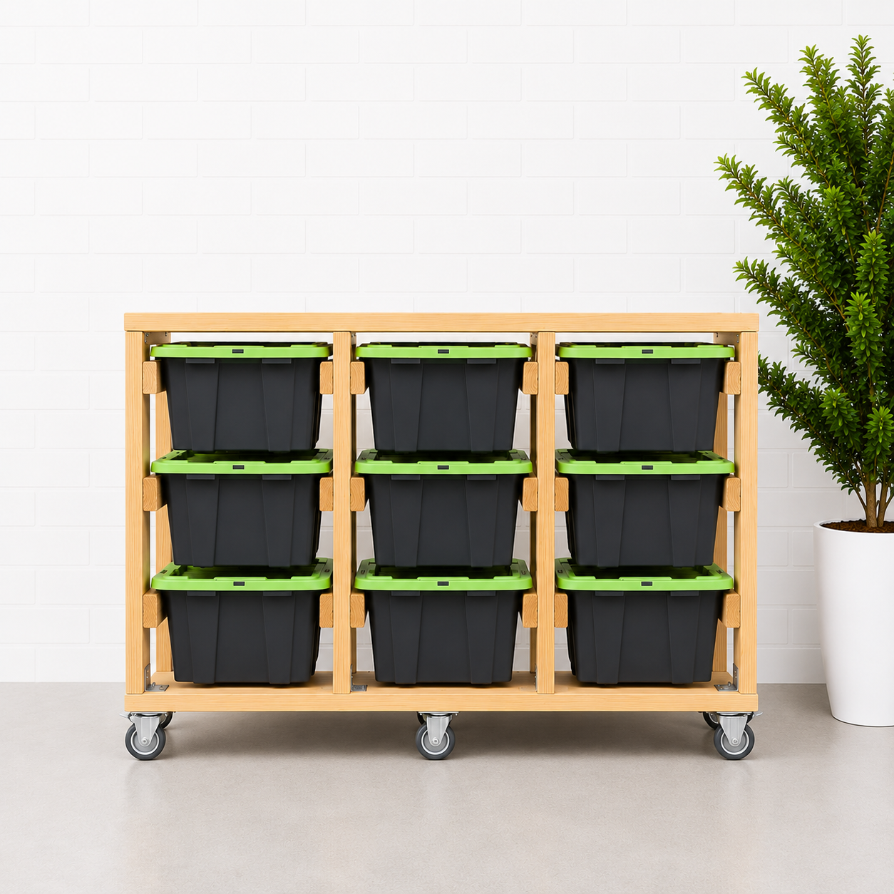 Slide Away 9x40L Bench Type